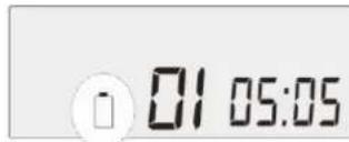 Soundmaster CD9220 - Isshusiu maitinimo elementy indikacija - 1