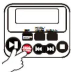 Soundmaster CD9220 - PREHRÁVANIE STOP OPAKOVANE, V REŽIME ÜVODU ALEBO NAHODnéHO PREHRÁVANIA - 1