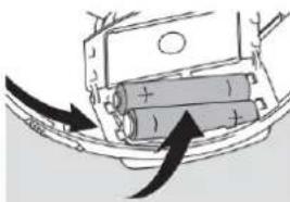 Soundmaster CD9220 - De batterijenplaatsen - 1