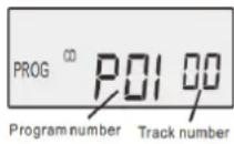 Soundmaster CD9220 - PROGRAMMARE INUMERE DELLE TRACCE - 3