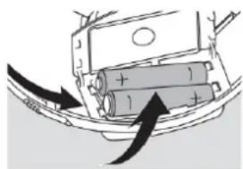 Soundmaster CD9220 - Inserting batteries - 1