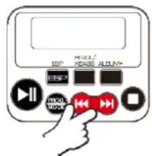 Soundmaster CD9220 - Passagensuche während der Wiedergabe - 1