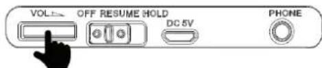 Soundmaster CD9220 - VOLUME - 1