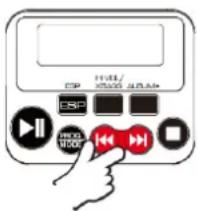 Soundmaster CD9220 - Sélectionner une piste pendant la lecture - 1