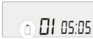 Soundmaster CD9220 - Indicación de pilas agotadas - 1