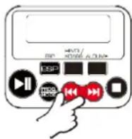 Soundmaster CD9220 - Selección de una pista durante la reproduccion - 1