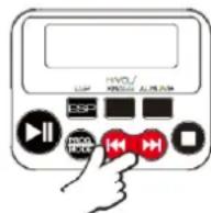 Soundmaster CD9220 - Vybér stopy během prěhrávání - 1