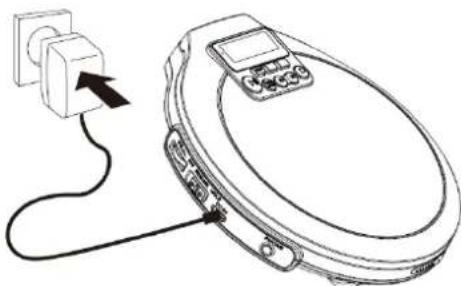Soundmaster CD9220 - Deslize o interruptor de corregamento para a posicao OFF se utilizear pilhas normais. - 1