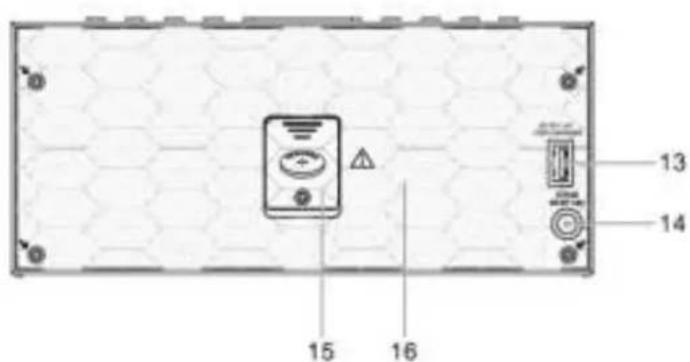 Soundmaster UR8800 - Emplacement des commandes - 3