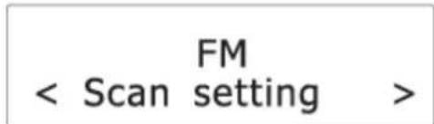Soundmaster UR210BR - Scan setting - 1