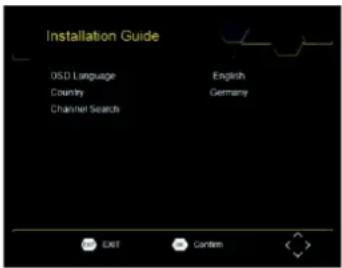 Soundmaster PDB1960 - DVB-T2 First Time Installation - 1