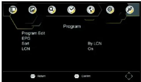Soundmaster PDB1960 - Impostazioni di gestione dei programmi - 1