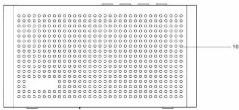 Soundmaster DAB150WE - FRONTANSICHT - 2