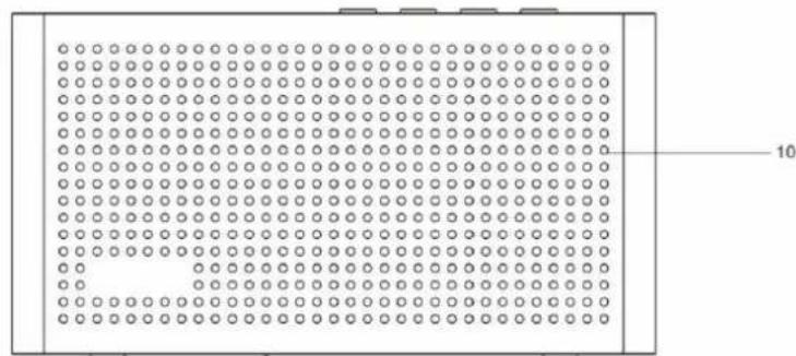 Soundmaster DAB150WE - VUE DE DESSUS - 2