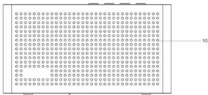 Soundmaster DAB150WE - FRONT VIEW - 2