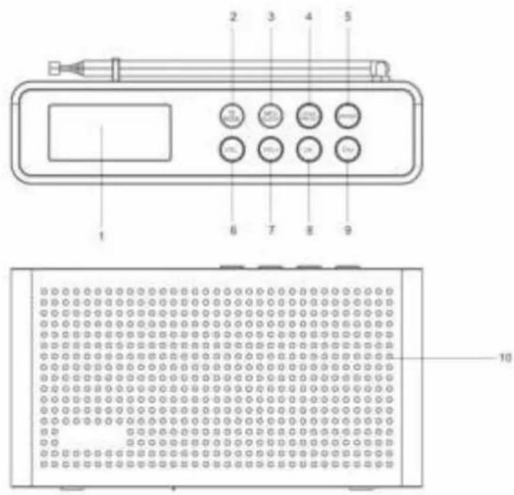 Soundmaster DAB150SW - WIDOK Z PRZODU - 1