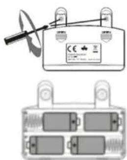 Soundmaster KCD1600 - DE BATTERIJEN INSTALLEREN - 1