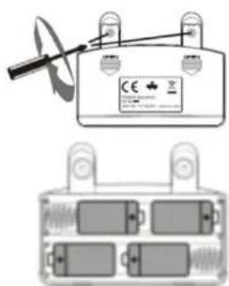 Soundmaster KCD1600 - INSTALAÇÃO DAS PILHAS - 1