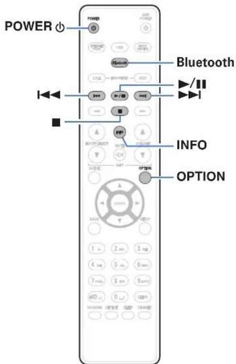 DENON DNP800NE - Écouter de la musique sur un périphérique Bluetooth - 1