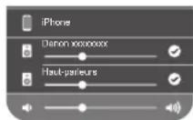 DENON DNP800NE - Appuyez sur les appareils/enceintes que vous souhaitez utiliser. - 1