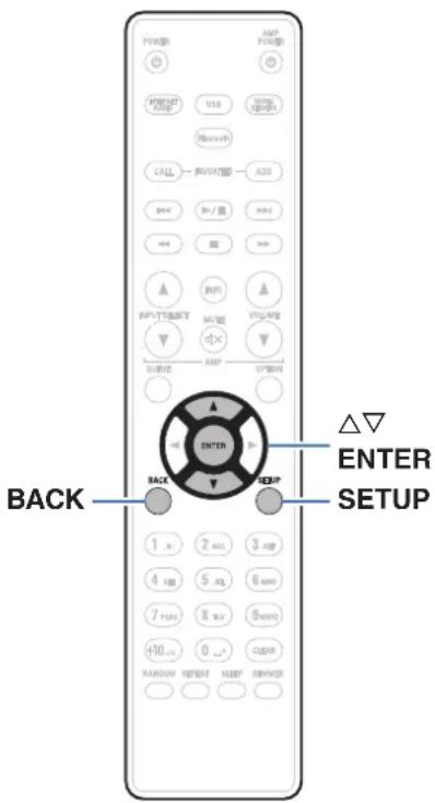 DENON DNP800NE - Plan du menu - 6