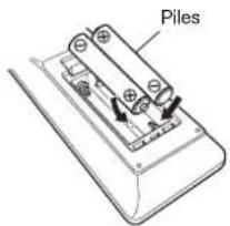 MARANTZ NA6006 - Insertion des piles - 2
