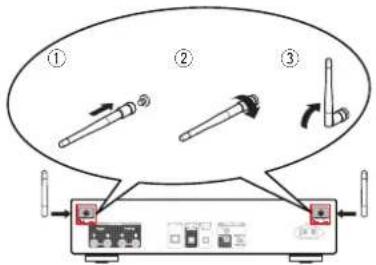 MARANTZ NA6006 - Connecteurs Bluetooth/d'antenne LAN - 1