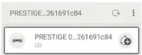 SONORO Prestige SO330 - Tap on the edit group icon (☐) in the list of available audio system. - 1
