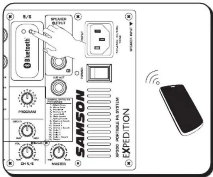 SAMSON Expedition XP300 - Appairage avec un apparéil Bluetooth® - 1