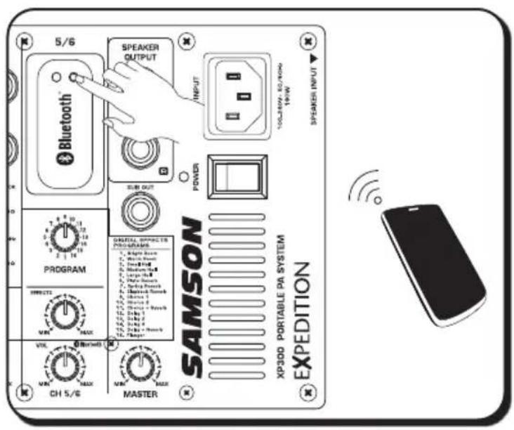 SAMSON Expedition XP300 - Pairing with a Bluetooth® device - 1
