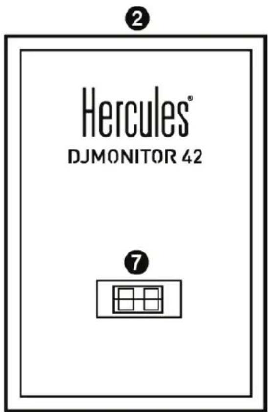 HERCULES DJMonitor 42 - De speakerkit aansluiten - 2