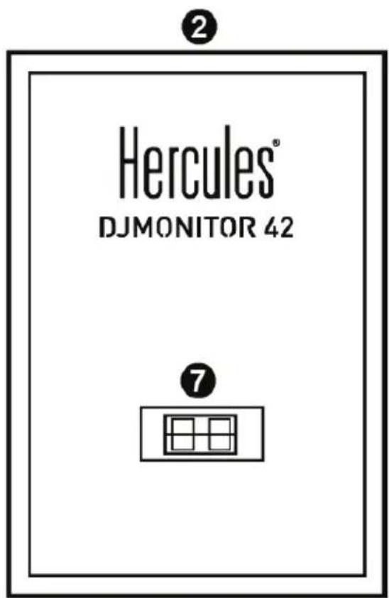 HERCULES DJMonitor 42 - Collegamento del set di altoparlanti - 2