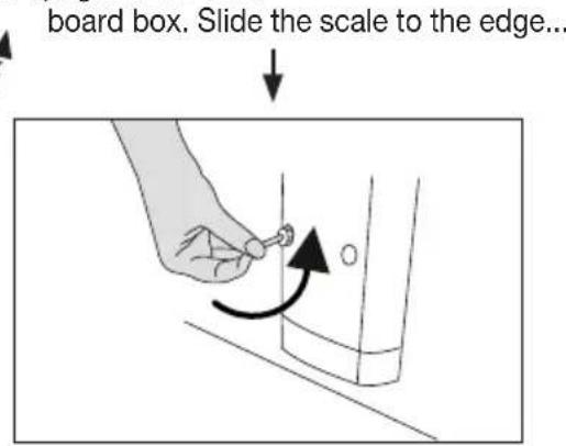BEURER BF 1000 - Positioning the scale - 5