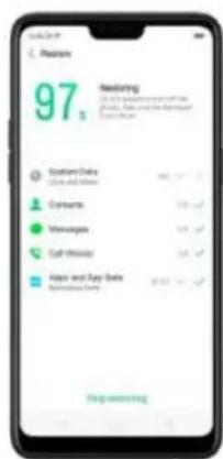 OPPO A3 - Restaurer les données sur votre téléphone - 4