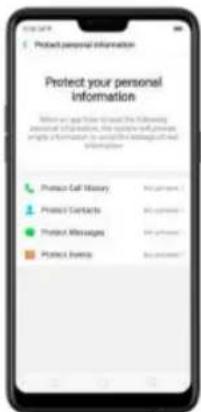 OPPO A3 - Protégier les informations personnelles - 2