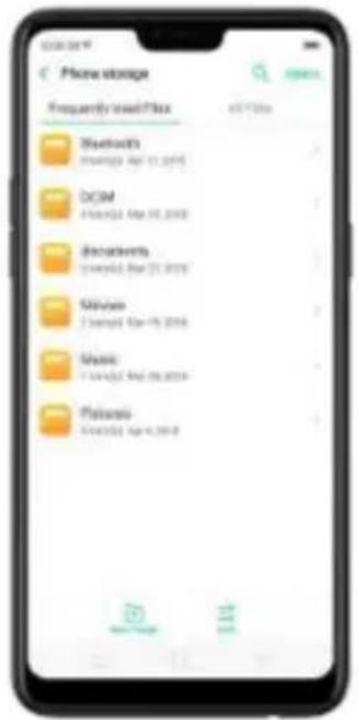OPPO A3 - Visualiser et génér les dossiers - 1