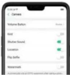 OPPO A3 - Paramètres de laamera - 1