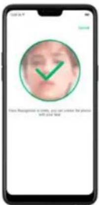OPPO A3 - Enregistrerla reconnaisance facale - 3