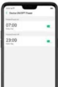 OPPO A3 - Prérogler l'heure ON/OFF de l'appareil - 2