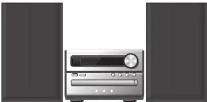 PANASONIC SCPM254 - Disposizione dei diffusori - 1
