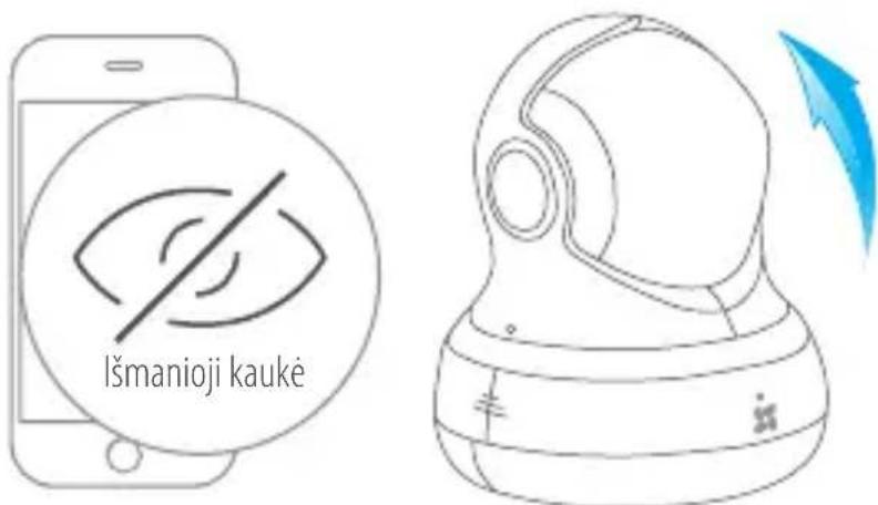 EZVIZ C6B - Kaip jjungti ismaniaja kauke - 1