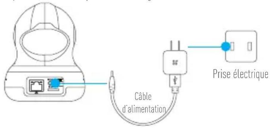EZVIZ C6B - Étape 1 Mise sous tension - 1