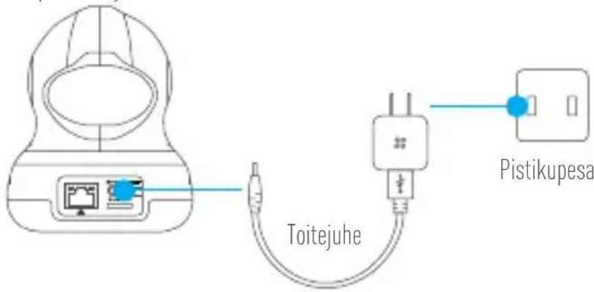 EZVIZ C6B - toiming Vooluvorguga ühendamine - 1