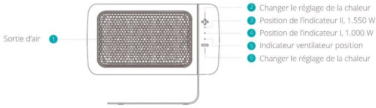 DUUX Twist DXFH02 - Face avant - 1