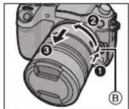 PANASONIC Leica DG Nocticron 42.5mm f1.2 ASPH. - ■ Disinstallazione dell'obiettivo - 1
