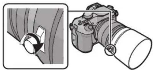PANASONIC Leica DG Nocticron 42.5mm f1.2 ASPH. - ■ Detaching the Lens - 3