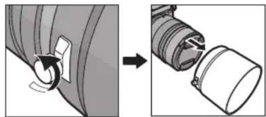 PANASONIC Leica DG Nocticron 42.5mm f1.2 ASPH. - ■ Detaching the Lens - 4