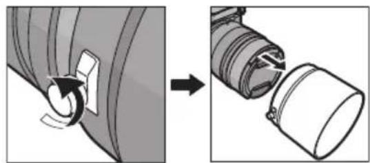 PANASONIC Leica DG Nocticron 42.5mm f1.2 ASPH. - ■ Das Objektiv abnehmen - 4