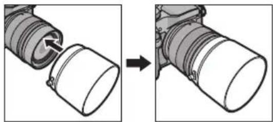 PANASONIC Leica DG Nocticron 42.5mm f1.2 ASPH. - ■ Das Objektiv abnehmen - 2