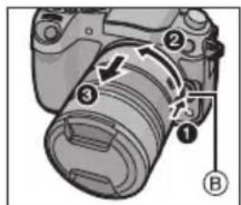 PANASONIC Leica DG Nocticron 42.5mm f1.2 ASPH. - ■ Detaching the Lens - 1